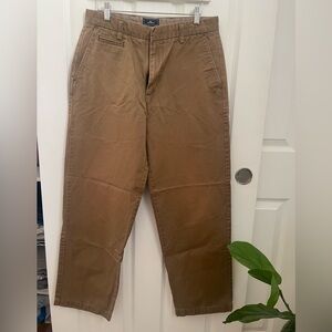 Dockers Men's Relaxed Fit Tan Straight-Leg Chinos Relaxed Fit W32 L32